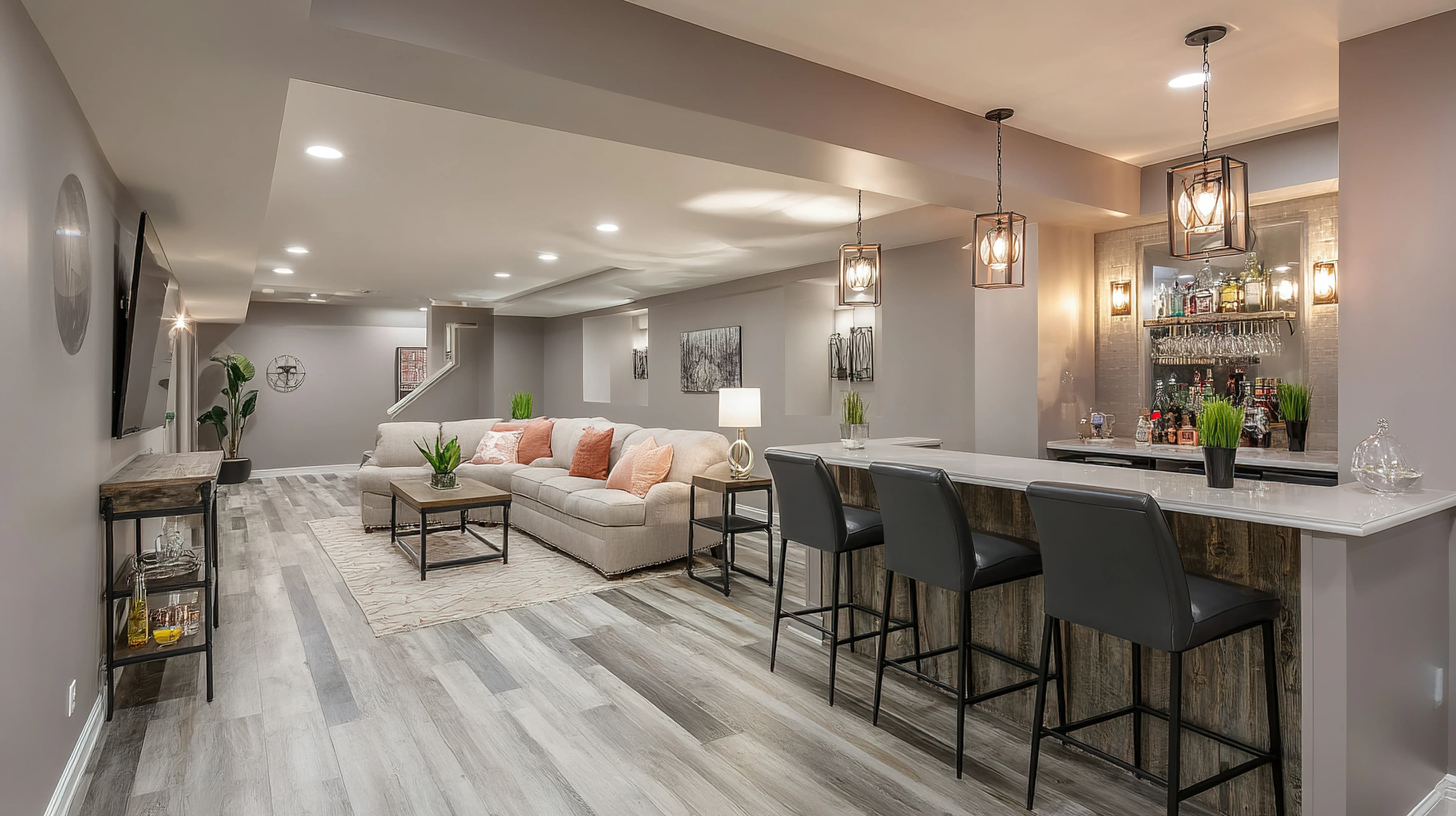 Basement renovation craftsmanship in Calgary